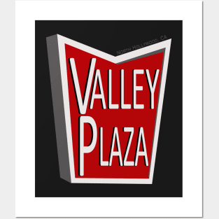 Valley Plaza Vintage Sign Posters and Art